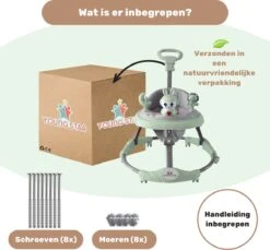 Young Star® Loopstoel - Baby Loopwagen – Loopstoeltje Baby - Looptrainer - Leren Lopen - Inclusief Voetenmat En Steel - Babywalker 8 Young Star® Loopstoel - Baby Loopwagen – Loopstoeltje Baby - Looptrainer - Leren Lopen - Inclusief Voetenmat En Steel - Babywalker -Babyproducten Promotie Winkel 1200x1112 10