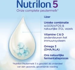 Nutrilon 5 Peutermelk – Flesvoeding Vanaf 2 Jaar – 800g -Babyproducten Promotie Winkel 1200x1112 3