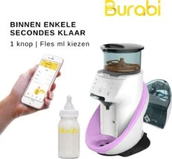 BURABI Automatische Baby Fles Maker | Fles Voeding Apparaat | Baby Senseo | Met App | Baby Verzorging | Baby Melk | Fles Bereiding | Babymelk | Baby Voeding -Babyproducten Promotie Winkel 1200x1113 8