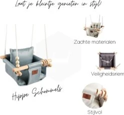 Baby / Kinder Schommel Voor Binnen Of Buiten! - Luxe Baby Swing Blauw - Schommelstoel Inclusief Zachte Kussens En Bevestigingsmaterialen 3 Baby / Kinder Schommel Voor Binnen Of Buiten! - Luxe Baby Swing Blauw - Schommelstoel Inclusief Zachte Kussens En Bevestigingsmaterialen -Babyproducten Promotie Winkel 1200x1114 10