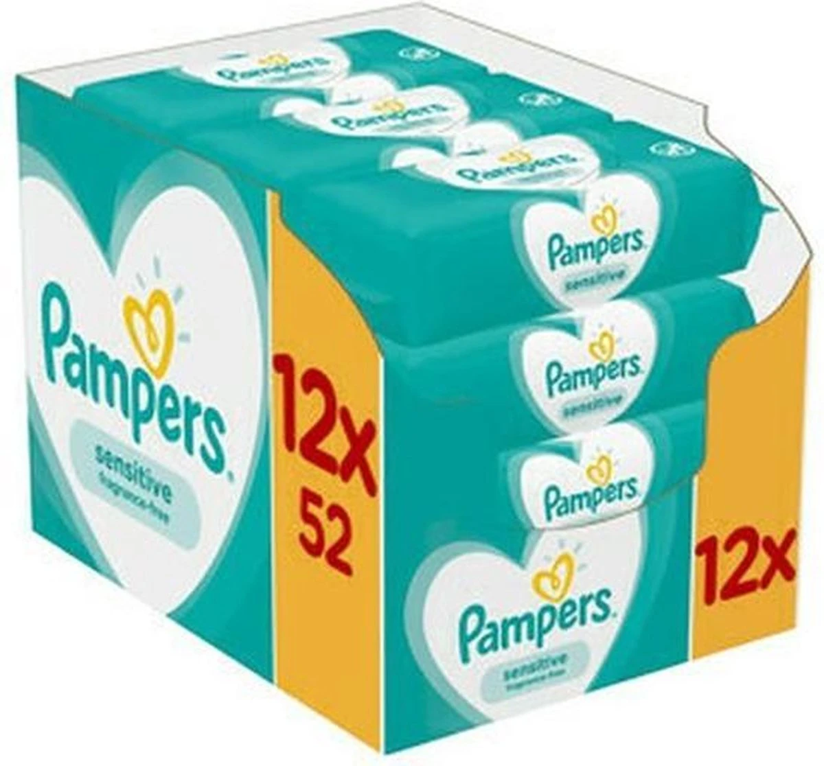 PAMPERS BILLENDOEKJES BABYDOEKJES SENSITIVE NAVULLING 624 Stuks Pampers® PAMPERS BILLENDOEKJES BABYDOEKJES SENSITIVE NAVULLING 624 Stuks -Babyproducten Promotie Winkel