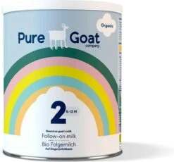 Pure Goat Company - Opvolgmelk 2 - Biologische Flesvoeding Op Basis Van Volle Geitenmelk - 800 Gram -Babyproducten Promotie Winkel 1200x1117 3