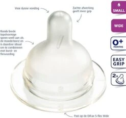Difrax Flessenspeen Wide Voor Brede Babyflessen - Maat Small - 2 Stuks 11 Difrax Flessenspeen Wide Voor Brede Babyflessen - Maat Small - 2 Stuks -Babyproducten Promotie Winkel 1200x1122 3