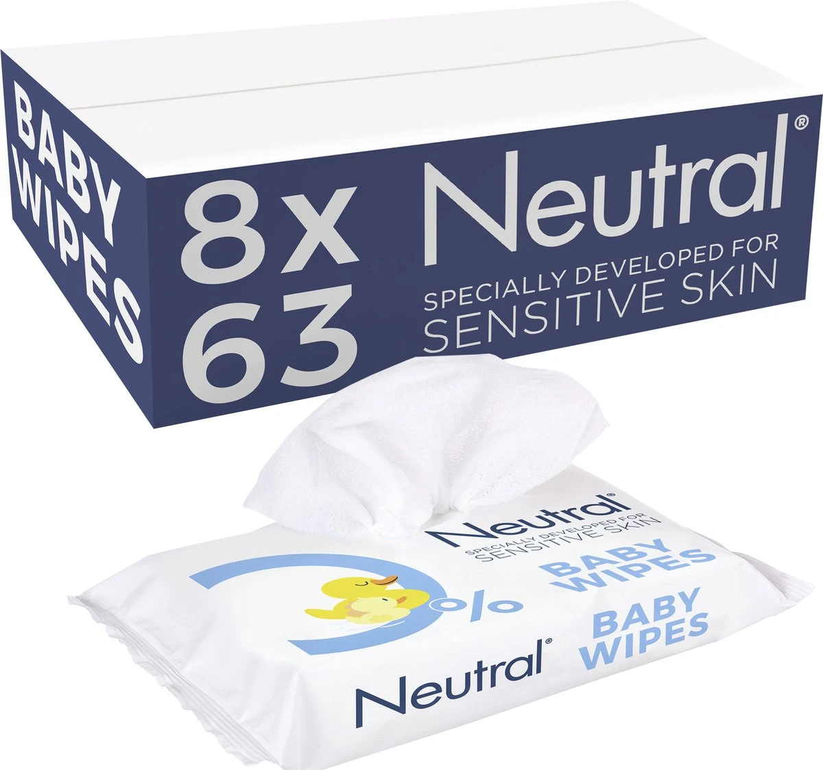 Neutral Baby Billendoekjes Parfumvrij - 504 doekjes - Voordeelverpakking Neutral Baby Billendoekjes Parfumvrij - 504 Doekjes - Voordeelverpakking -Babyproducten Promotie Winkel