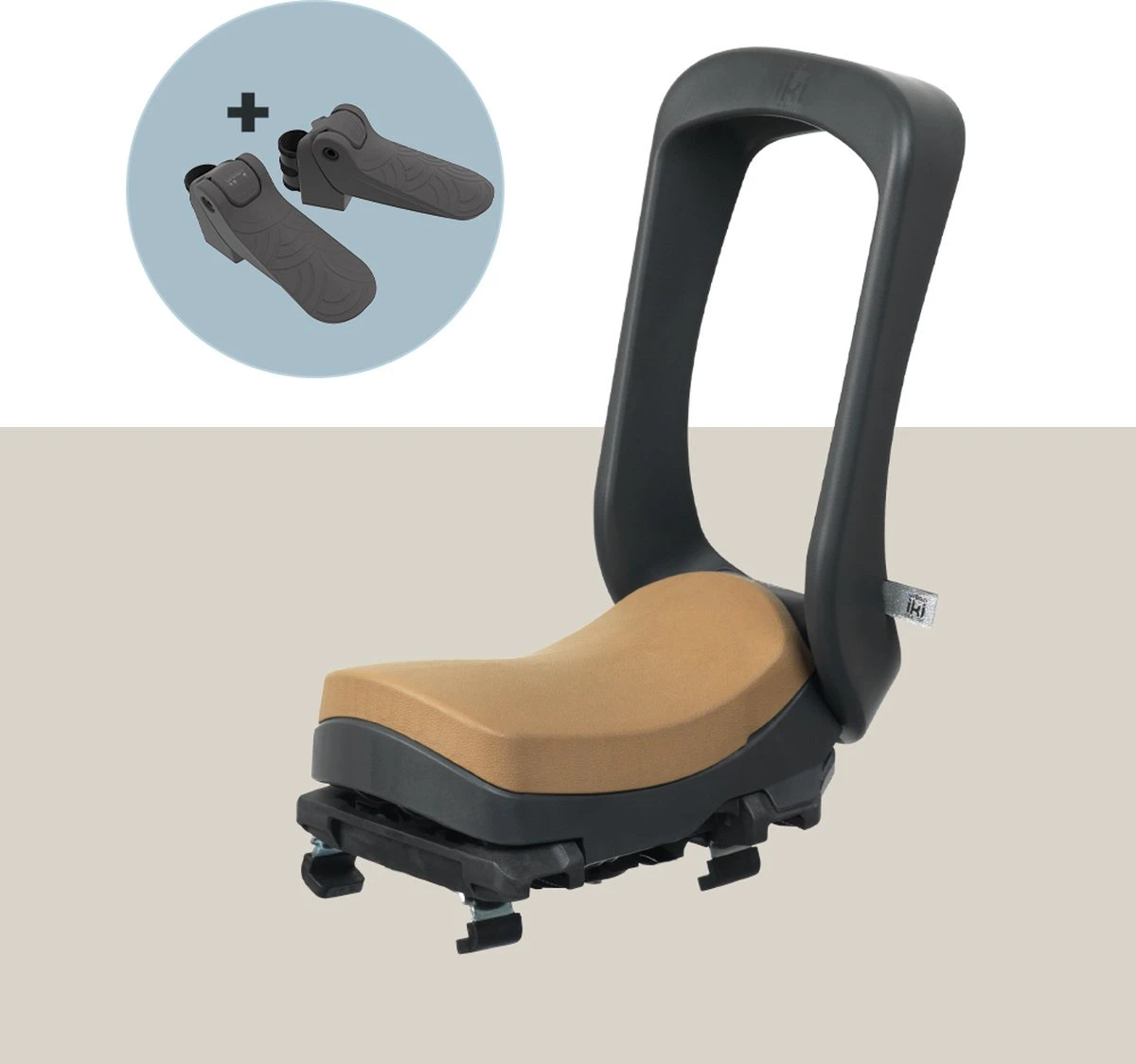 Urban Iki - Junior fietszitje - Bincho Black/ Kurumi Brown Urban Iki - Junior Fietszitje - Bincho Black/ Kurumi Brown -Babyproducten Promotie Winkel 1200x1124 4