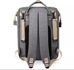 Luier- En Verzorgingstas - Luiertassen - Baby Rug Tas Met Isoleervak - Incl Flessen Verwarmer - Luiertas - Unisex/Jongens/Meisjes - Grijs - Luier Tas - Verzorgingstas Baby - Uitschuifbaar Verschoon/ Slaap Bedje - Incl Matrasje Baby - USB Poort -Babyproducten Promotie Winkel 1200x1125 10