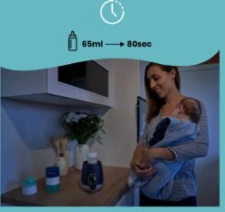 Babymoov Babyvoeding & Flessenverwarmer NutriSmart (Thuis & Auto) Blauw -Babyproducten Promotie Winkel 1200x1125 5