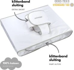 Snoozzz Slaapwikkel Regular - Baby Slaaphulp - Voorkomt Voorkeurshouding - Geschikt Voor Wieg En Ledikant - 0+ Maanden - Wit/Grijs - 180 X 50 Cm -Babyproducten Promotie Winkel 1200x1126 5