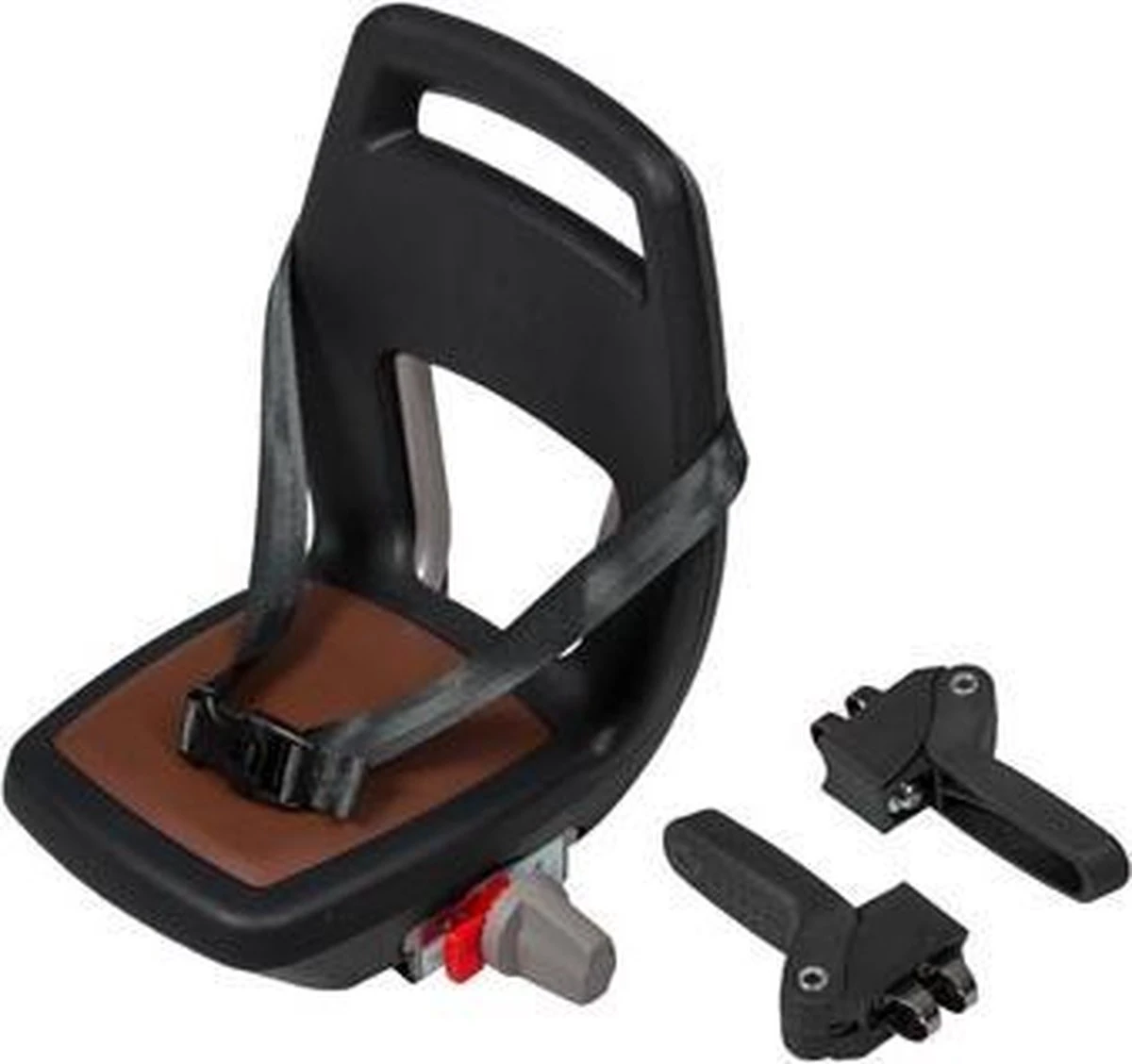 Qibbel 6+ Junior Fietsstoeltje Achter - Zwart met bruin kussentje Qibbel 6+ Junior Fietsstoeltje Achter - Zwart Met Bruin Kussentje -Babyproducten Promotie Winkel 1200x1128 4