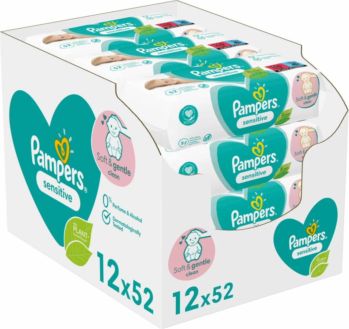 PAMPERS BILLENDOEKJES BABYDOEKJES SENSITIVE NAVULLING 624 Stuks Pampers® PAMPERS BILLENDOEKJES BABYDOEKJES SENSITIVE NAVULLING 624 Stuks -Babyproducten Promotie Winkel 1200x1131 2