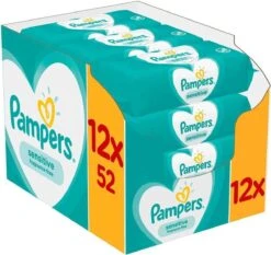 Pampers® Pampers - Billendoekjes Sensitive Navulpak - 624 Doekjes 13 Pampers® Pampers - Billendoekjes Sensitive Navulpak - 624 Doekjes -Babyproducten Promotie Winkel 1200x1133 1