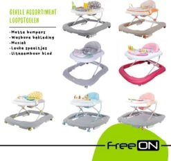 Loopstoel - Babywalker FreeOn Fancy Beige -Babyproducten Promotie Winkel 1200x1133 15