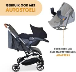 Deryan Rolo Luxe Lichtgewicht Buggy - Grijs 9 Deryan Rolo Luxe Lichtgewicht Buggy - Grijs -Babyproducten Promotie Winkel 1200x1134 7
