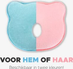 Baby Kussen Plat Hoofd - Slaapondersteuning Hoofdkussen - 0-12 Maanden - Orthopedisch - Inclusief E-book & Bestekset - Kraampakket - Kraamcadeau - Blauw -Babyproducten Promotie Winkel 1200x1135 5