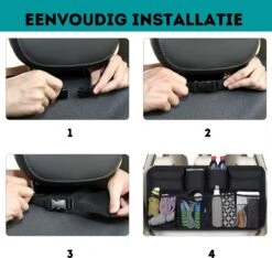 W&Z® Auto Organizer - Autostoel Organizer - Kofferbak Organizer - Zwart -Babyproducten Promotie Winkel 1200x1137 12