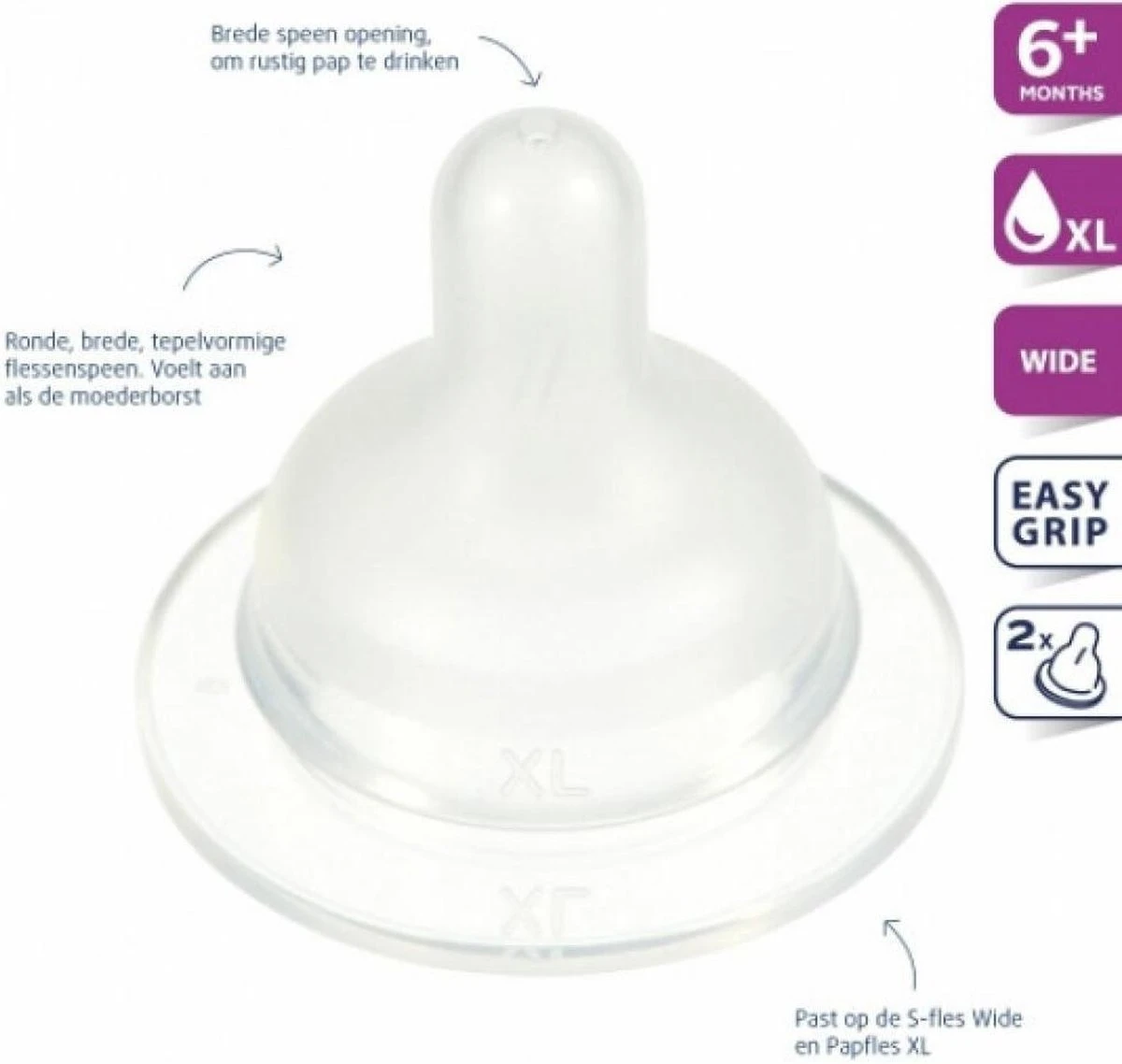 Difrax Flessenspeen Papspeen Wide/Breed - Maat XL - 2 stuks Difrax Flessenspeen Papspeen Wide/Breed - Maat XL - 2 Stuks -Babyproducten Promotie Winkel 1200x1138 5