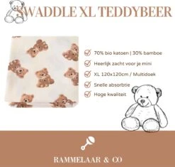 Hydrofiele Doek - Hydrofiele Doek XL - Teddybeer - 120x120cm - Hydrofiel - Swaddle - Multidoek - Superzacht - Hydrofiele Luier -XL - Bamboe - Hydrofiele Doek Teddybeer - Omslagdoek - Emmailloter - Kraamcadeau 3 Hydrofiele Doek - Hydrofiele Doek XL - Teddybeer - 120x120cm - Hydrofiel - Swaddle - Multidoek - Superzacht - Hydrofiele Luier -XL - Bamboe - Hydrofiele Doek Teddybeer - Omslagdoek - Emmailloter - Kraamcadeau -Babyproducten Promotie Winkel 1200x1141 1