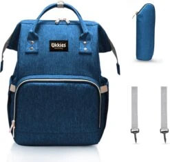 Luiertas Rugzak - Gratis Flessenwarmer En Gratis Kinderwagen Haken - Eindeloos Opbergruimte - Ruime Luiertas - Draaggemak - Donker Blauw -Babyproducten Promotie Winkel 1200x1141 5