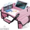 ‘’MOVENDO’’ Reistafel Voor Auto Kinderen – Autotafel – Speeltafel Auto – Travel Tray – Tekentafel – Opvouwbaar Met Tablethouder - Roze