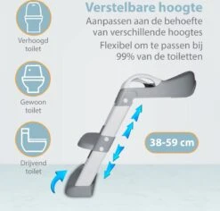 Merkloos Levlo Goods WC Verkleiner – WC Verkleiner Met Trapje – Toilettrainer – Verstelbaar – Incl. Handvaten - Grijs 3 Merkloos Levlo Goods WC Verkleiner – WC Verkleiner Met Trapje – Toilettrainer – Verstelbaar – Incl. Handvaten - Grijs -Babyproducten Promotie Winkel 1200x1145