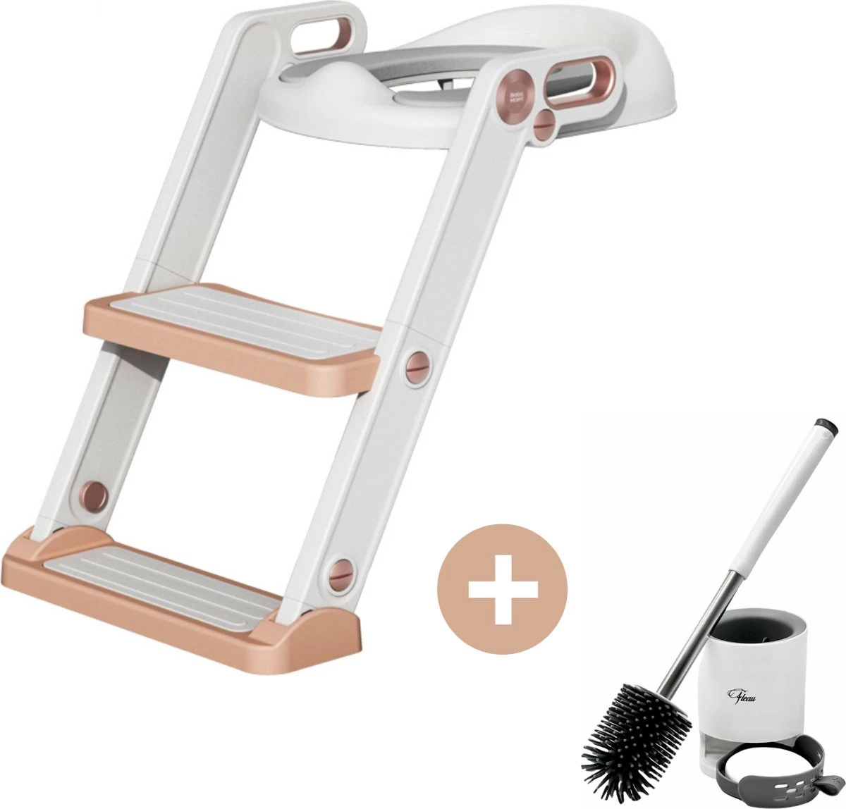Fleau Luxe WC Verkleiner met Trapje - Toiletverkleiner - Wit - Brilverkleiner met Handvaten en Opstapje - Toilettrainer + GRATIS Fleau WC Borstel Fleau Luxe WC Verkleiner Met Trapje - Toiletverkleiner - Wit - Brilverkleiner Met Handvaten En Opstapje - Toilettrainer + GRATIS Fleau WC Borstel -Babyproducten Promotie Winkel 1200x1148 3