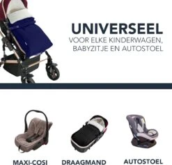 Achaté Voetenzak - Voor Kinderwagen Of Stoeltje – Baby Slaapzak - Autostoel - Donkerblauw -Babyproducten Promotie Winkel 1200x1149 7