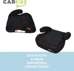 Carkids Auto Zitverhoger Zwart En Rood | Autostoel Groep 2-3 | Kinderen Van 3,5-12 Jaar | 15-36 Kg 4 Carkids Auto Zitverhoger Zwart En Rood | Autostoel Groep 2-3 | Kinderen Van 3,5-12 Jaar | 15-36 Kg -Babyproducten Promotie Winkel 1200x1150 15