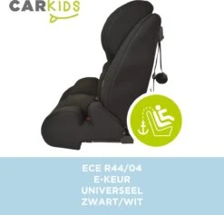 Carkids Verstelbaar Kinderautostoeltje Zwart En Wit | Kinderautostoel Groep 1-2-3 Met Isofix En Top Tether Connector | Kinderen Van 9 Maanden -12 Jaar | 9-36 Kg -Babyproducten Promotie Winkel 1200x1150 8