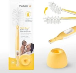 Medela Quick Clean Flessenborstel Met Speenreiniger En Standaard - Flexibele Borstel - Hygiënisch Wegzetten -Babyproducten Promotie Winkel 1200x1153 6