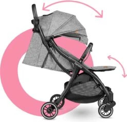 Lionelo Buggy Julie One - Kinderwagen Premium - Automatisch Opvouwen - Wandelwagen Tot 22 Kg - Comfortabele Zitje 9 Lionelo Buggy Julie One - Kinderwagen Premium - Automatisch Opvouwen - Wandelwagen Tot 22 Kg - Comfortabele Zitje -Babyproducten Promotie Winkel 1200x1156 15