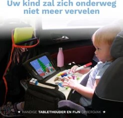 Blyzi - Reistafel Auto Met Tablethouder – Opvouwbaar – Speeltafel Voor Onderweg – Auto Organizer – Tekentafel - Zwart -Babyproducten Promotie Winkel 1200x1156 18