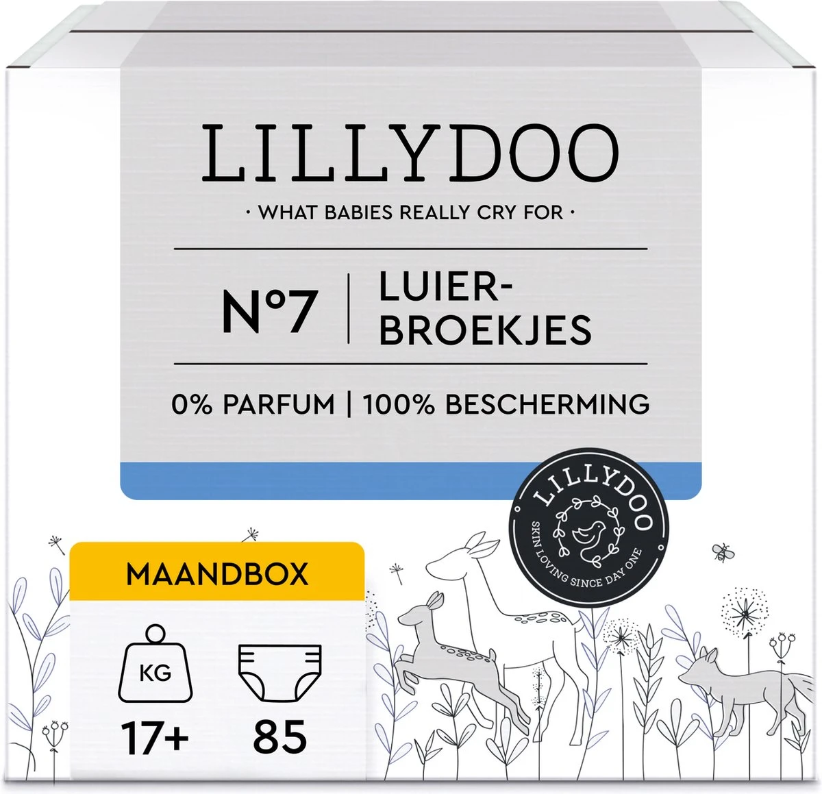 LILLYDOO Huidvriendelijke Luierbroekjes - Maat 7 (17+ kg) - 85 Stuks - Maandbox LILLYDOO Huidvriendelijke Luierbroekjes - Maat 7 (17+ Kg) - 85 Stuks - Maandbox -Babyproducten Promotie Winkel 1200x1159 1