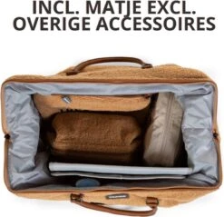 Childhome Mommy Bag Groot - Teddy - Beige 2 Childhome Mommy Bag Groot - Teddy - Beige -Babyproducten Promotie Winkel 1200x1161 14