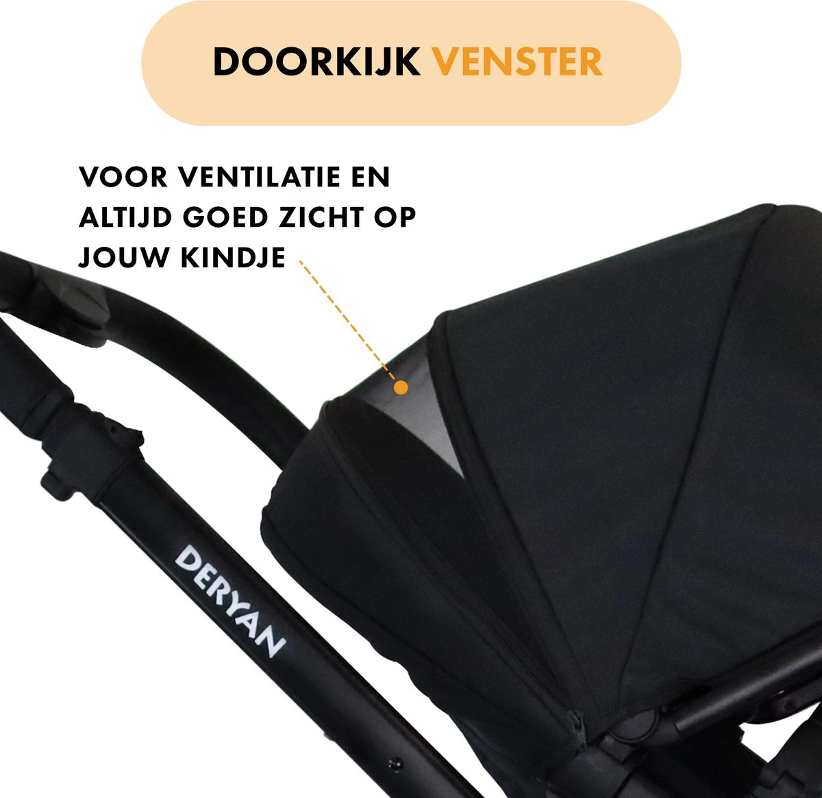 Deryan Evy Kinderwagen - Duo Kinderwagen - Uitbreidbaar - Inclusief reiswieg - Zwart Deryan Evy Kinderwagen - Duo Kinderwagen - Uitbreidbaar - Inclusief Reiswieg - Zwart -Babyproducten Promotie Winkel 1200x1164 10