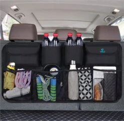 W&Z® Auto Organizer - Autostoel Organizer - Kofferbak Organizer - Zwart