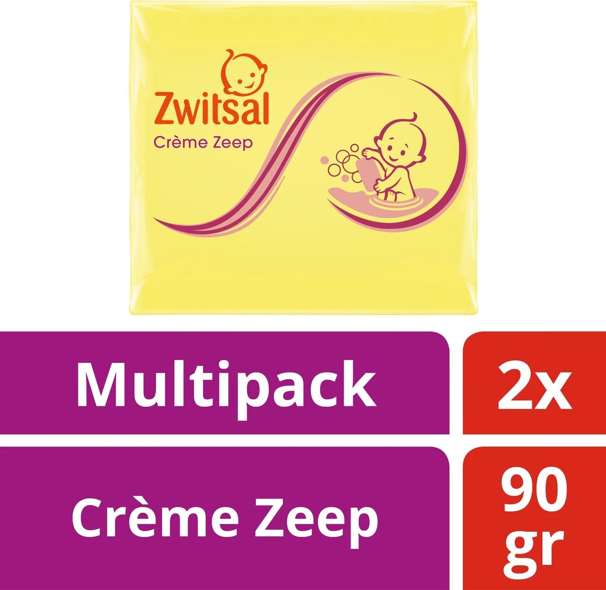 Zwitsal Crème Zeep - 2 x 90 g - Baby Zwitsal Crème Zeep - 2 X 90 G - Baby -Babyproducten Promotie Winkel 1200x1167 3