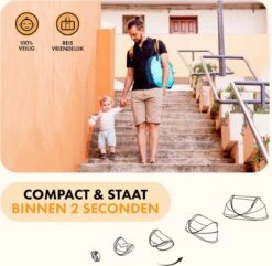 Deryan Peuter Luxe Campingbedje – Inclusief Zelfopblaasbare Matras - Ocean -Babyproducten Promotie Winkel 1200x1170 7