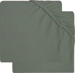 Jollein Baby Hoeslaken Ledikant Jersey 60x120cm - Ash Green - 2 Stuks -Babyproducten Promotie Winkel 1200x1174 2