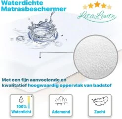 2x LitaLente Matrasbeschermer Waterdicht Babybedje 60x120 Cm - Ledikant Molton 60x120 - Baby Matrasbeschermer 60x120cm - Waterdicht En Ademend Huismijtwerend Matrasvernieuwer Matrashoes - Hoeslakenbadstof - Antibacteriëel - Rondom Elastiek 7 2x LitaLente Matrasbeschermer Waterdicht Babybedje 60x120 Cm - Ledikant Molton 60x120 - Baby Matrasbeschermer 60x120cm - Waterdicht En Ademend Huismijtwerend Matrasvernieuwer Matrashoes - Hoeslakenbadstof - Antibacteriëel - Rondom Elastiek -Babyproducten Promotie Winkel 1200x1174 3
