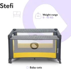 Lionelo Stefi - Campingbedje - 125x65cm - Tot 15kg - Transporttas -Babyproducten Promotie Winkel 1200x1176 12