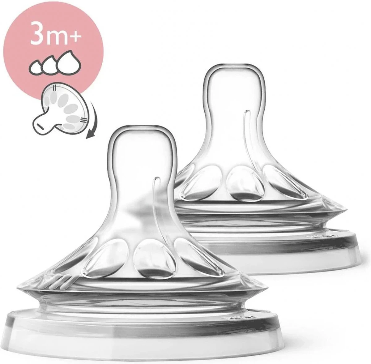 Philips Avent SCF045/27 Natural Speen - 3m+ - 2stuks Philips Avent SCF045/27 Natural Speen - 3m+ - 2stuks -Babyproducten Promotie Winkel 1200x1177 12
