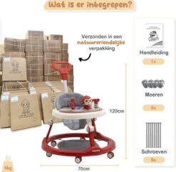 Twinky® Babywalker – Luxe Loopstoel Met 3-delige Speelset – Loopstoeltje Voor Baby Inclusief Voetenmat En Steel -Babyproducten Promotie Winkel 1200x1178 17