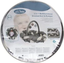 Sevibaby Roze 3-in-1 Braided Bedbumper En Babynest 521-2 -Babyproducten Promotie Winkel 1200x1179 10
