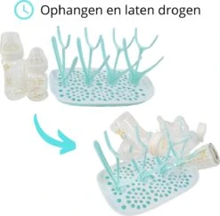 Flessen Droogrek Inclusief Borstelset - Afdruiprek Babyflessen Met Flessenborstels - Flessendroogrek Met Lekbak - Mint 3 Flessen Droogrek Inclusief Borstelset - Afdruiprek Babyflessen Met Flessenborstels - Flessendroogrek Met Lekbak - Mint -Babyproducten Promotie Winkel 1200x1179 11