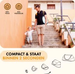 Deryan Baby Luxe Campingbedje – Inclusief Zelfopblaasbare Matras - Blue -Babyproducten Promotie Winkel 1200x1180 19