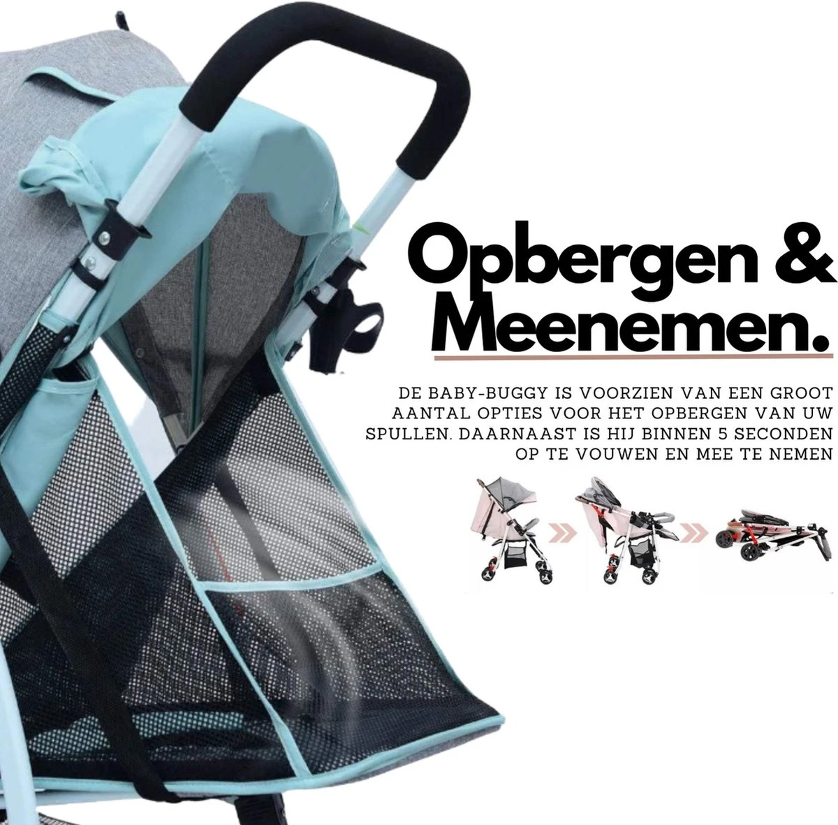 Child Supplies Buggy - Inklapbare Buggy - Baby Stroller - 3 in 1 - Kinderwagen - Blauw Child Supplies Buggy - Inklapbare Buggy - Baby Stroller - 3 In 1 - Kinderwagen - Blauw -Babyproducten Promotie Winkel 1200x1181 13