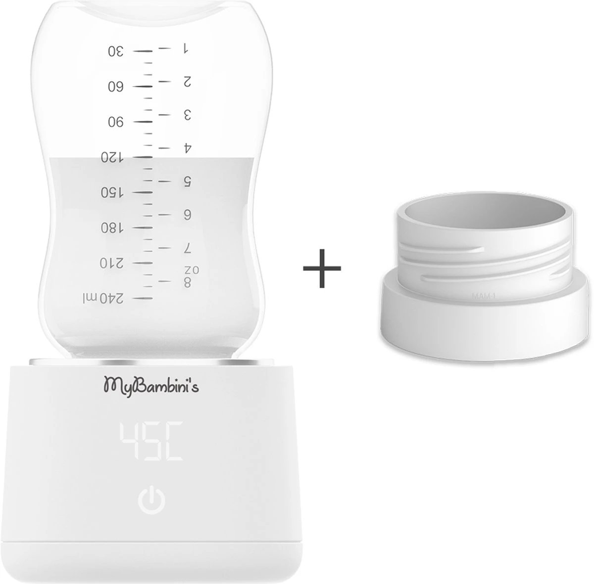 MyBambini's Bottle Warmer Pro™ - Draagbare Baby Flessenwarmer voor Onderweg - Wit - Geschikt voor MAM, Lansinoh, NIP & Nanobebe (brede hals) MyBambini's Bottle Warmer Pro™ - Draagbare Baby Flessenwarmer Voor Onderweg - Wit - Geschikt Voor MAM, Lansinoh, NIP & Nanobebe (brede Hals) -Babyproducten Promotie Winkel 1200x1181 8