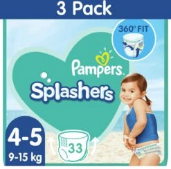 Pampers® Pampers Splashers Wegwerpbare Zwemluiers - Maat 4-5 (9-15 Kg) - 33 Stuks - Voordeelverpakking 10 Pampers® Pampers Splashers Wegwerpbare Zwemluiers - Maat 4-5 (9-15 Kg) - 33 Stuks - Voordeelverpakking -Babyproducten Promotie Winkel 1200x1183