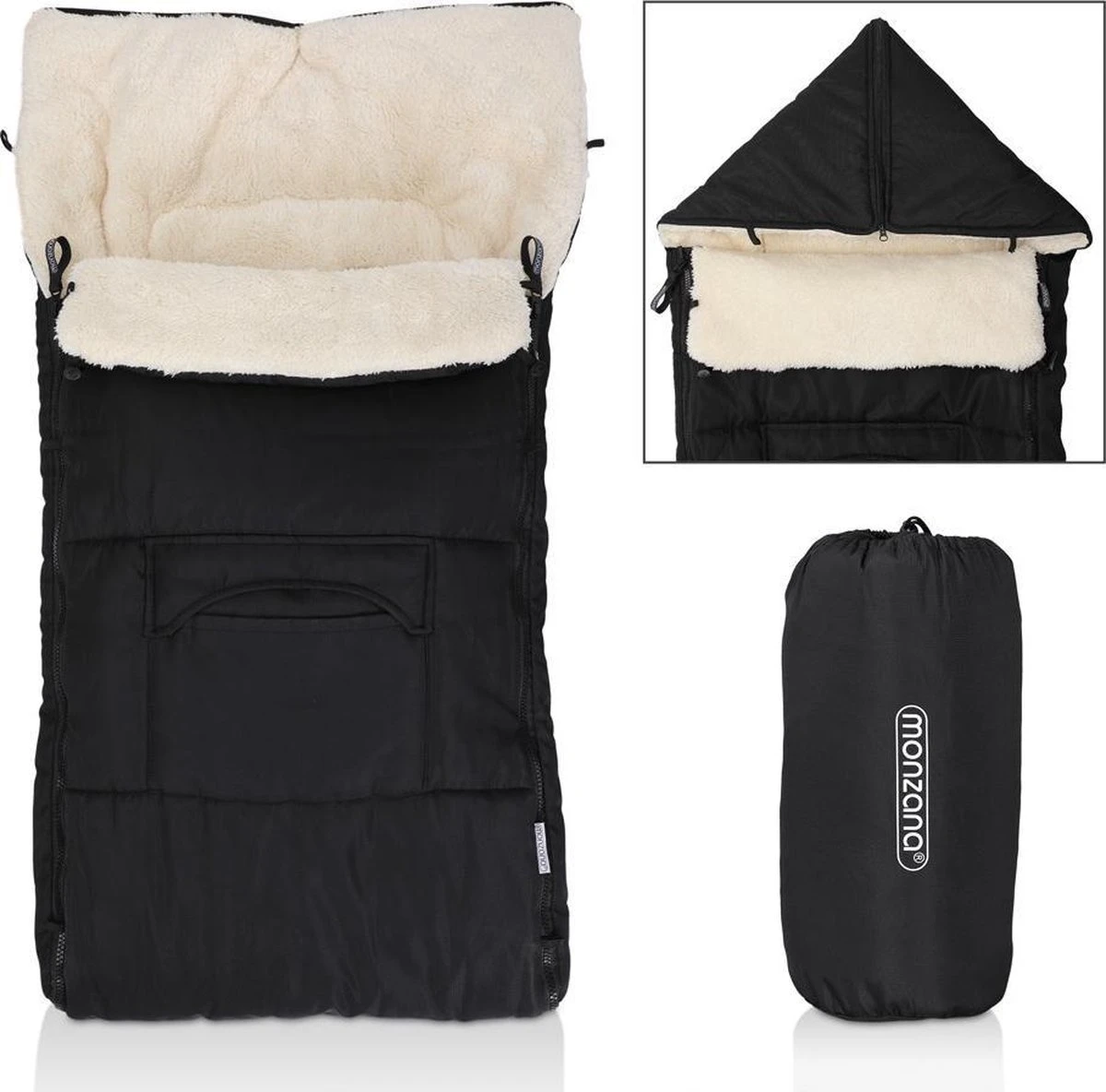 Monzana Kinderwagen Voetenzak Zwart | Teddy | Maxi-Cosi Monzana Kinderwagen Voetenzak Zwart | Teddy | Maxi-Cosi -Babyproducten Promotie Winkel 1200x1184 13