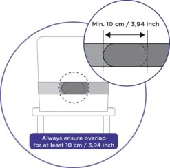 Dooky Travel Chair Black Grey Melange -Babyproducten Promotie Winkel 1200x1185 20